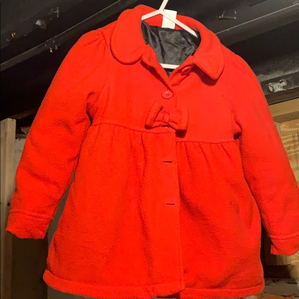 Toddler red winter coat
